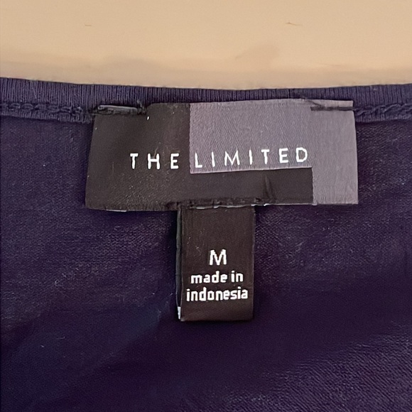 The Limited Top Blue Striped Medium - Picture 3 of 4